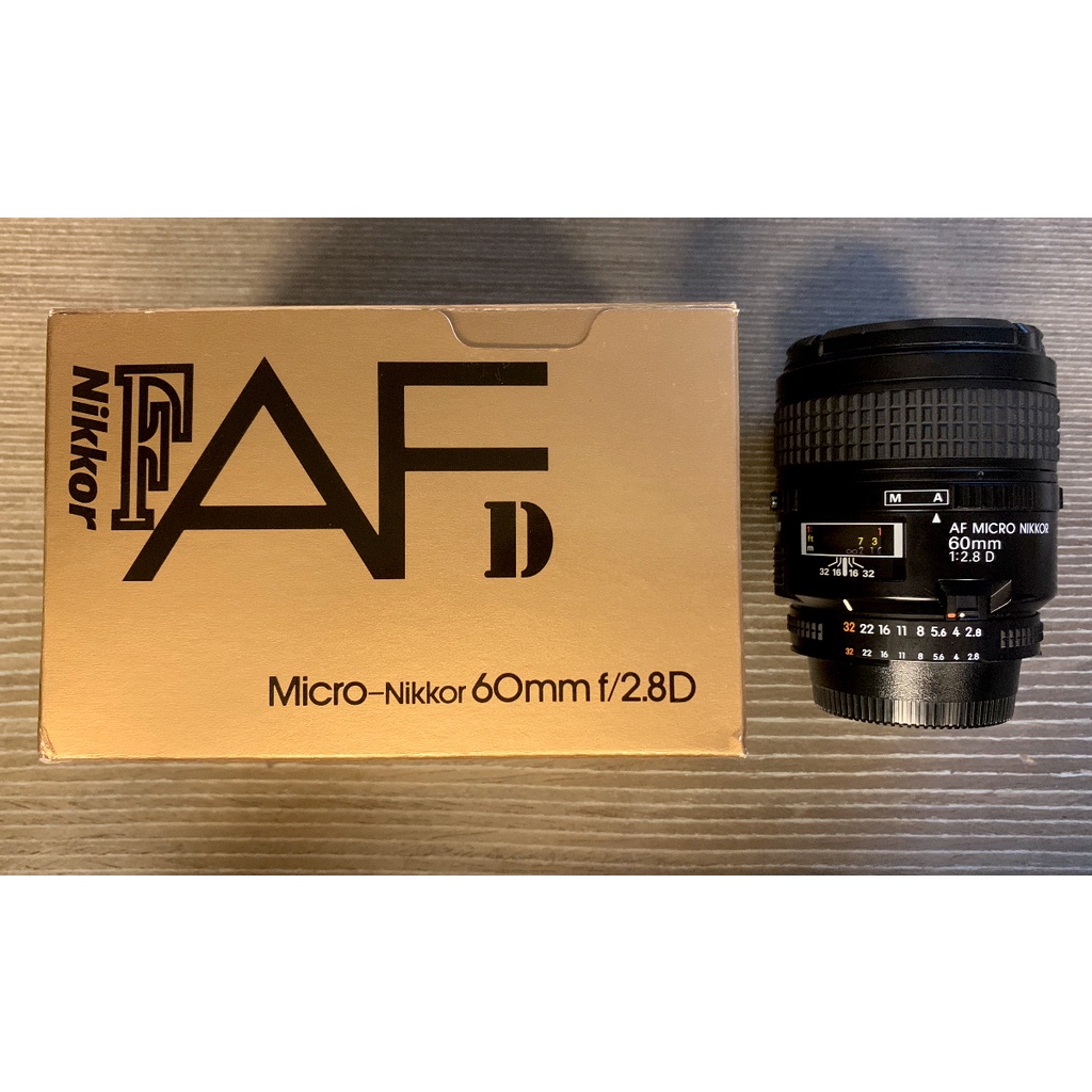 尼康 Nikon Micro-NIKKOR 60mm F2.8 微距鏡頭 生態 商攝 翻拍 盒裝 公司貨