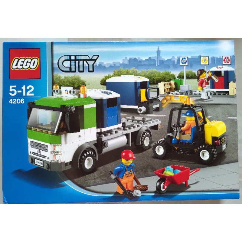 樂高 LEGO 4206 城市 CITY系列 資源回收車 垃圾車 全新未開 現貨