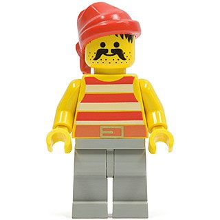玩樂趣 LEGO樂高 6277 海盜系列 Pirate 二手人偶 (pi044)