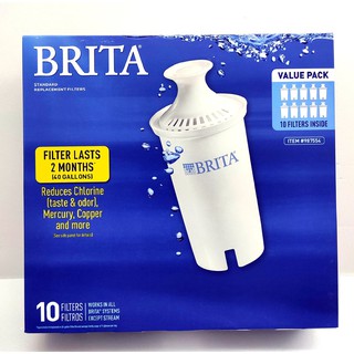 BRITA 濾水壺 圓形濾心 濾芯 10入 (取代傳統舊款濾心效率更好) 圓型 8週濾心 可過濾151公升 2025後製