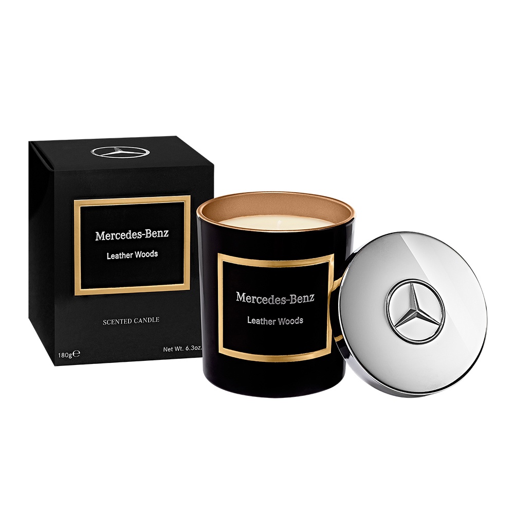 Mercedes-Benz 木質與皮革 頂級居家香氛工藝蠟燭 /精油擴香組