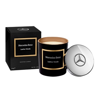 【Mercedes-Benz】木質與皮革 頂級居家香氛工藝蠟燭 180G｜GISH Beauty 香氛 蠟燭 居家