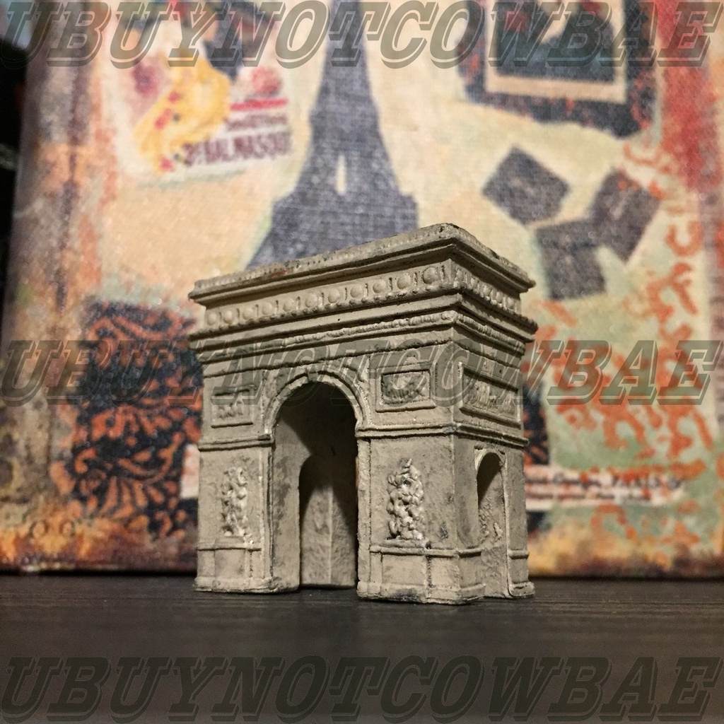 Safari 仿真雕像 微縮模型 法國 巴黎 凱旋門 arch of triumph 地標 建築