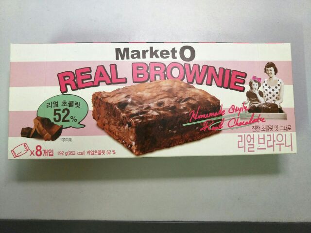 韓國 Market O布朗尼蛋糕 盒裝(8入)