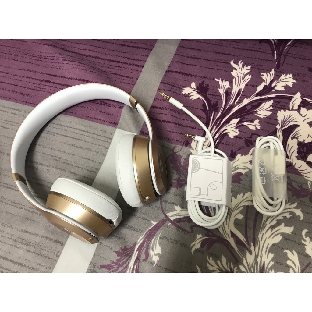 Beats Solo2 Wireless 無線藍牙耳罩式耳機-金