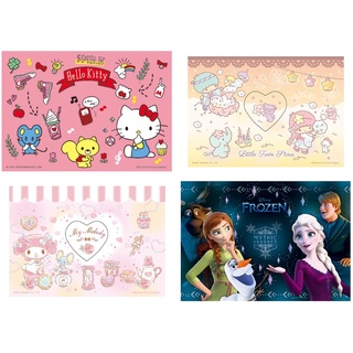 心形拼圖200片：Hello Kitty，LittleTwinStars ，My Melody，冰雪奇緣