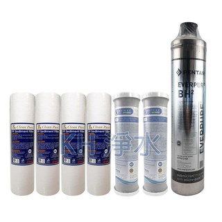 【KH淨水】美國EVERPURE家用BH2淨水器 三道式過濾器生飲級全認證一年份濾心，2480