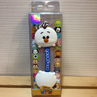 阿虎會社【A - 675】正版 迪士尼 Tsum Tsum 冰雪奇緣 雪寶 olaf 捲線器兼防塵塞兼吊飾 3合1