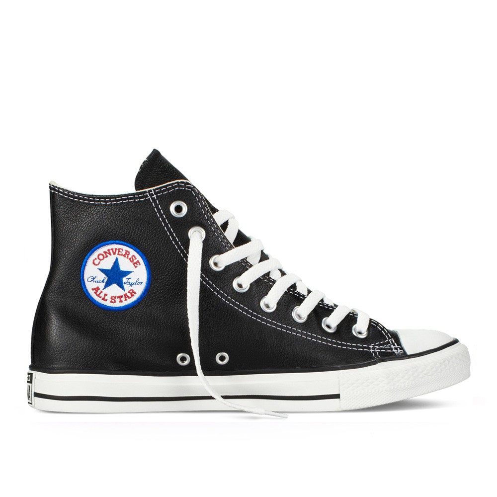 Converse All Star Leather 黑 男鞋 女鞋 高筒 皮革 132170C