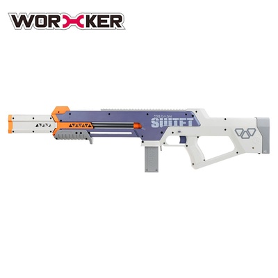 🈣  藍灰款 SWIFT 雨燕 發射器 高初速 快速拆裝 短彈 工匠 狙擊 ( NERF 改裝 玩具 配件 3D列印