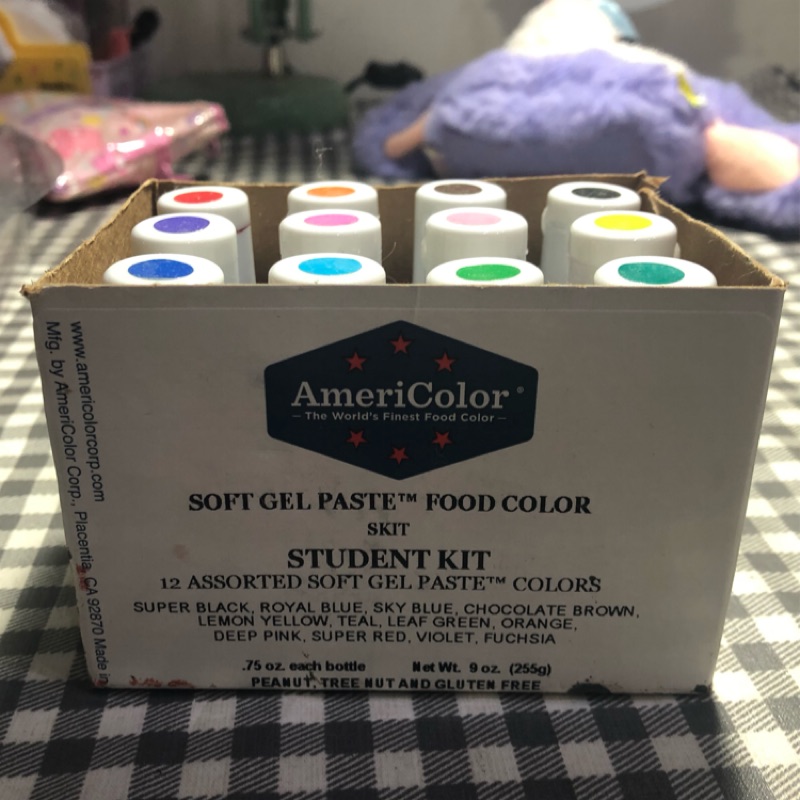 Americolor/食用色素/12色/糖霜工具/翻糖工具