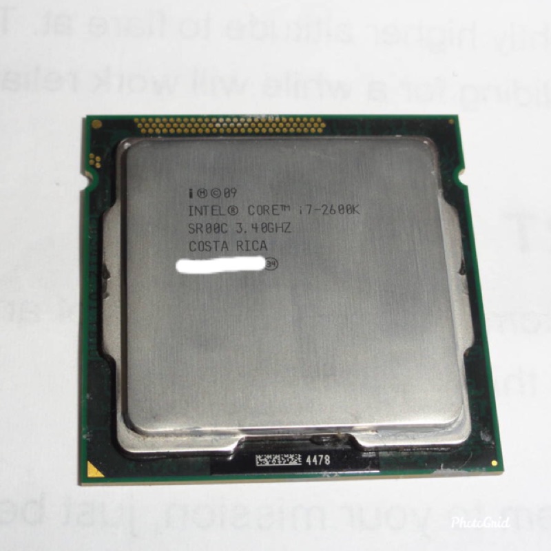 Intel i7-2600K CPU 1155pin 2600k(非2700k 2500k)