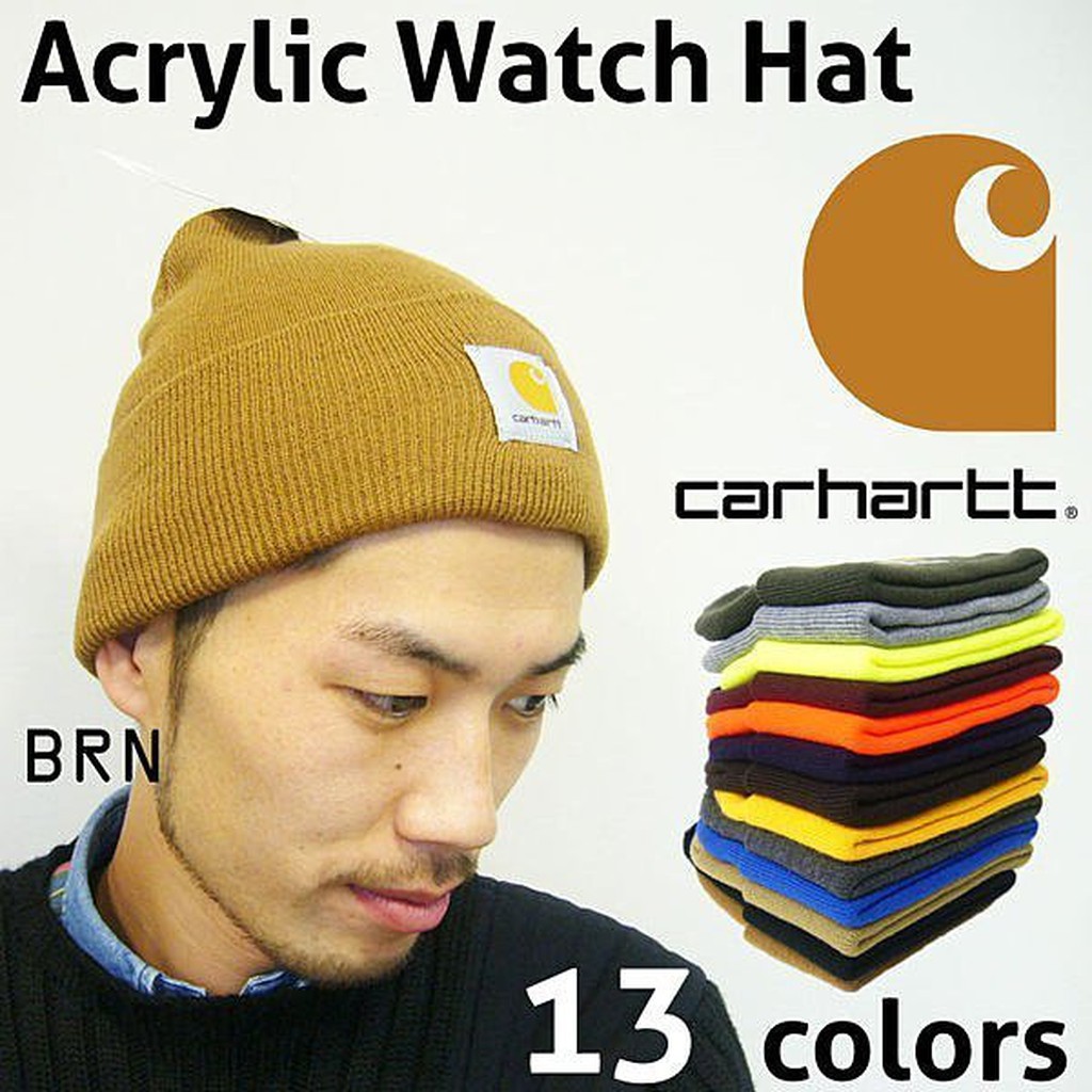 CARHARTT  針織毛帽 中性毛帽 針織帽 冬天 寒流保暖 潮流 冷帽 中性毛帽 男生毛帽 女生毛帽  A18