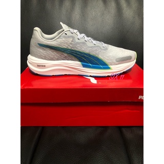 SIX Puma Velocity Nitro 2 Wildwash 慢跑運動鞋 氮氣 灰土耳其藍 376263-01