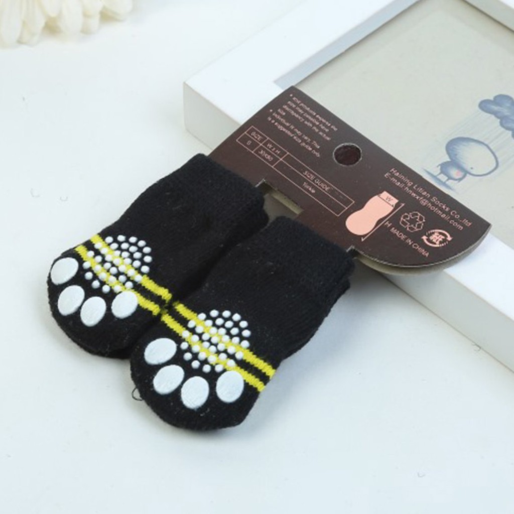 JSB ✿ﾟ卡通可愛的寵物襪柔軟舒適的棉襪防滑狗襪子
