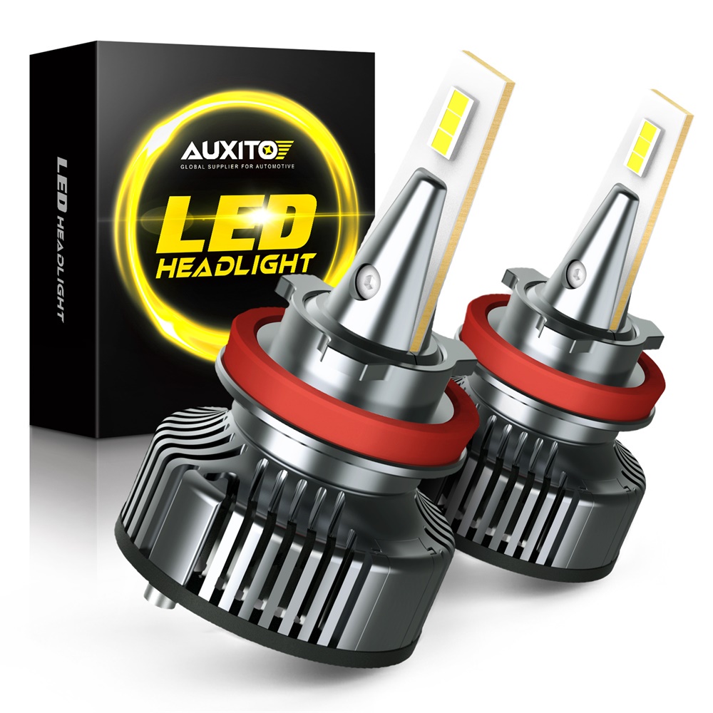 Auxito 2 個 H8/H9/H11 LED 燈泡 80W 16000LM CanBus LED 汽車前照燈燈泡 6