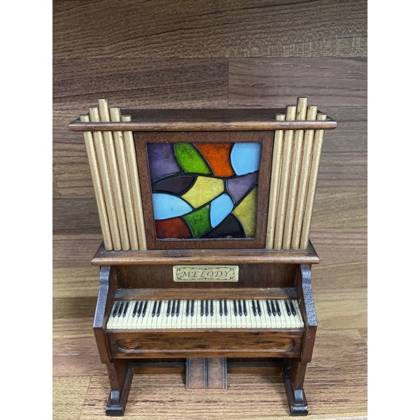 典雅鋼琴造型木製音樂盒📻(音樂盒.裝飾品.家具.鋼琴）
