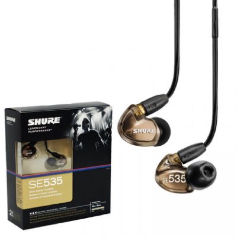 SHURE SE535監聽級入耳式耳機（可自行升級藍芽線材）