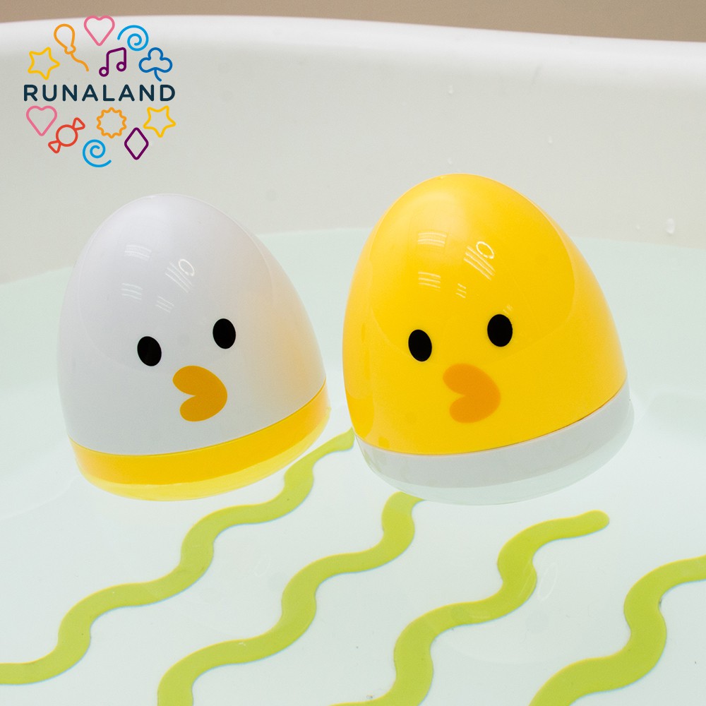 RUNALAND-洗澡不倒(搗)蛋 (2顆/組) 洗澡玩具 戲水玩具 送禮推薦 安撫玩具 彌月禮 聖誕禮物 寶寶SPA