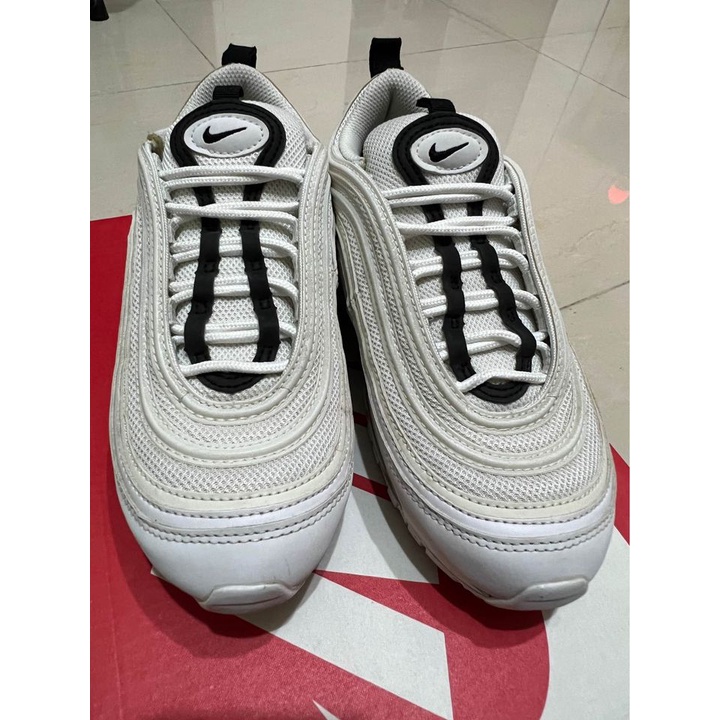 Nike Air Max 97-白黑奶油米黃底(23.5 CM)/下單前請先聊聊