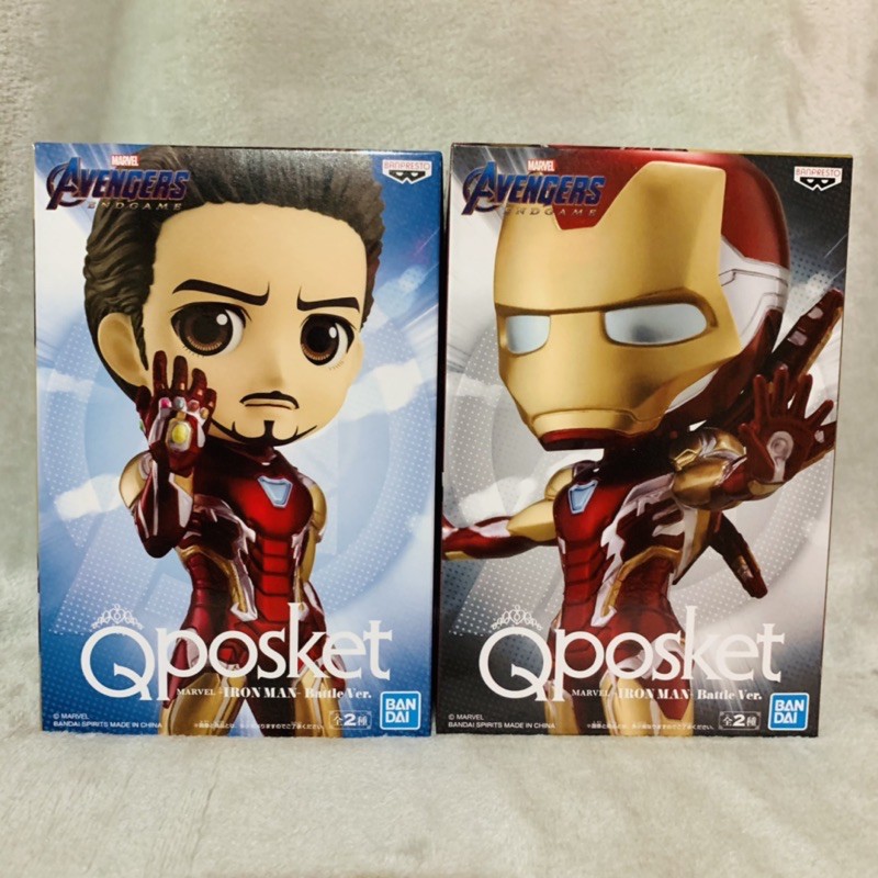 全新 代理版 標準盒 Marvel Qposket QP Iron Man MK85 鋼鐵人 東尼史塔克 無限手套