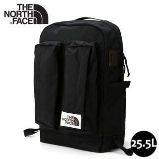 【The North Face 25.5L 經典懷舊後揹包《黑》】3KY4/舒適防護休閒後揹包/多功能休閒揹包/悠遊山水