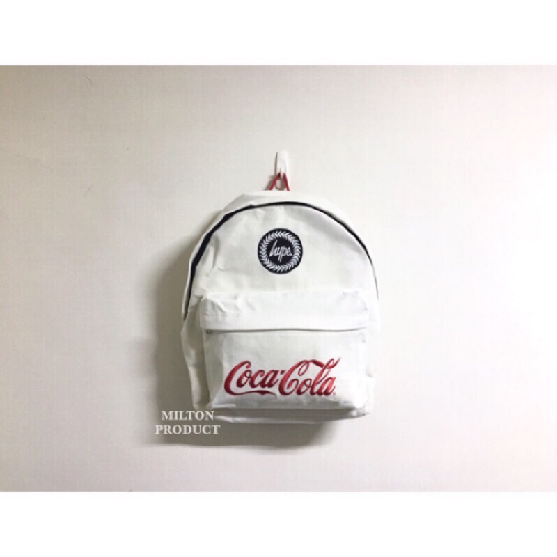 HYPE x COCA COLA 可口可樂 聯名 象牙白 刺繡 COOLER BACKPACK 後背包 限量