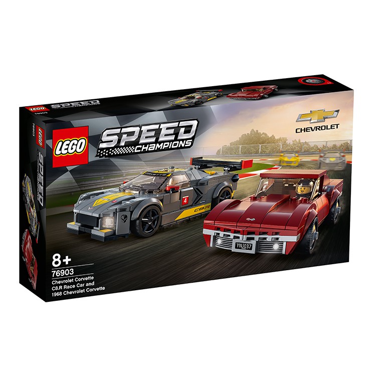 LEGO 76903 賽車系列 C8.R Race Car and 1968 Chevrolet Corvette