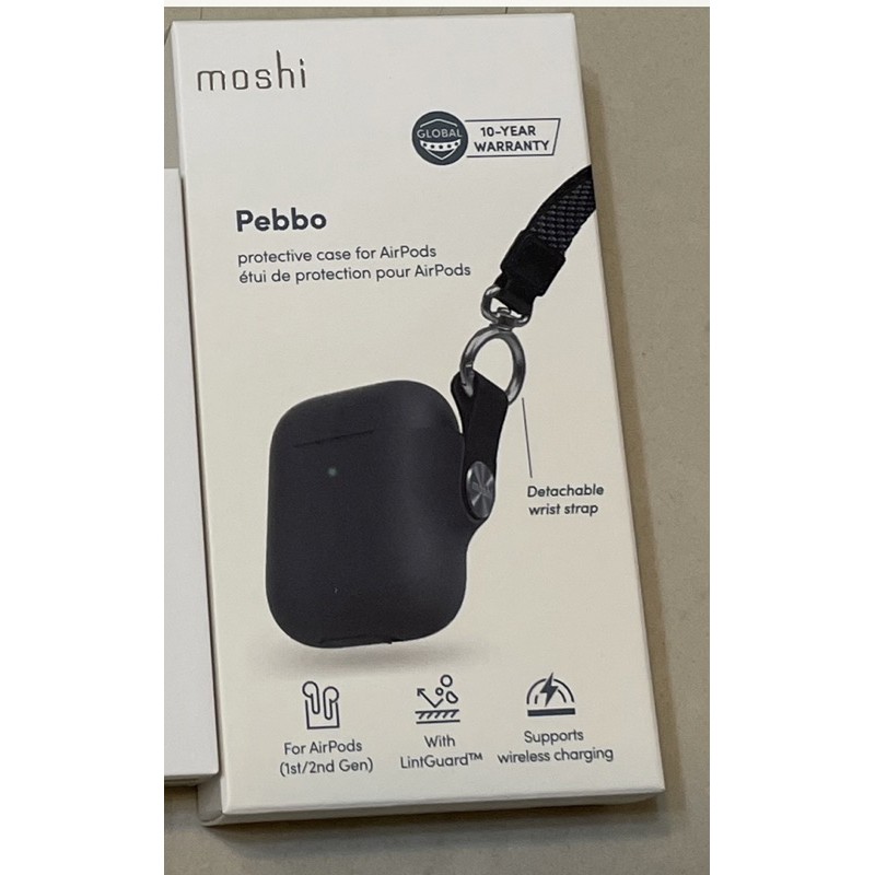 Moshi Pebbo for AirPods 藍牙耳機充電盒保護套