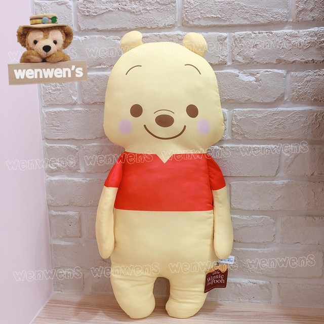 【Wenwens】日本帶回 日版 迪士尼 小熊維尼 娃娃 維尼 POOH 小豬 抱枕 靠枕 長型 軟綿綿 單款售價