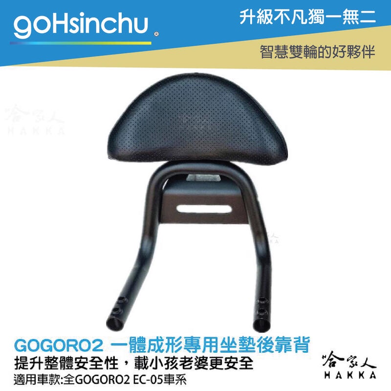 GO新竹 gogoro 2 專用 一體成形 後靠背 扶手 專用後靠背 機車 安全 EC05