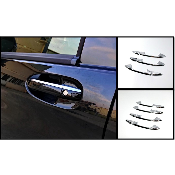 圓夢工廠 Benz V W447 Vito V220 V250 2015~2018 改裝 鍍鉻銀 車門把手蓋貼 把手上蓋