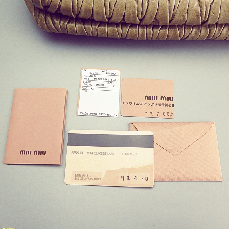 一折出清 日本伊勢丹百貨專櫃購回 名牌精品包真品miu Miu 金鏈圓環日本專屬限量版三用手提包 肩背包 斜背包