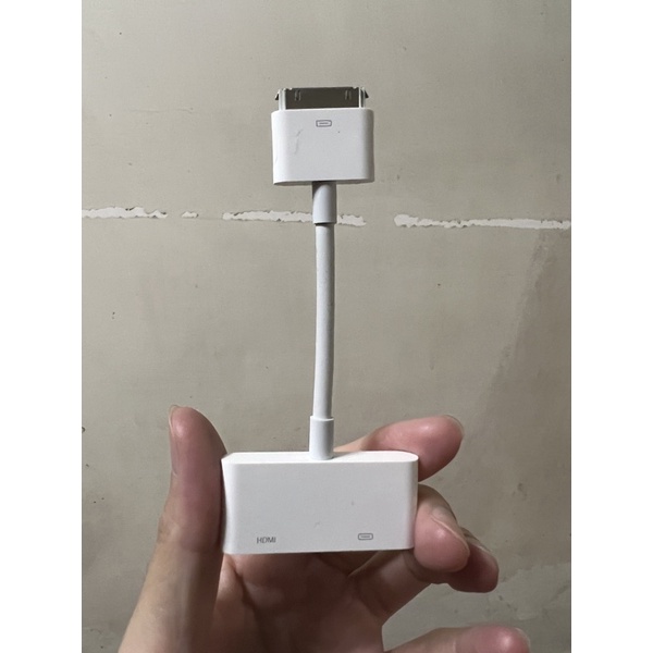 Apple 蘋果原廠iPhone iPad 30 pin 接口轉HDMI轉接線