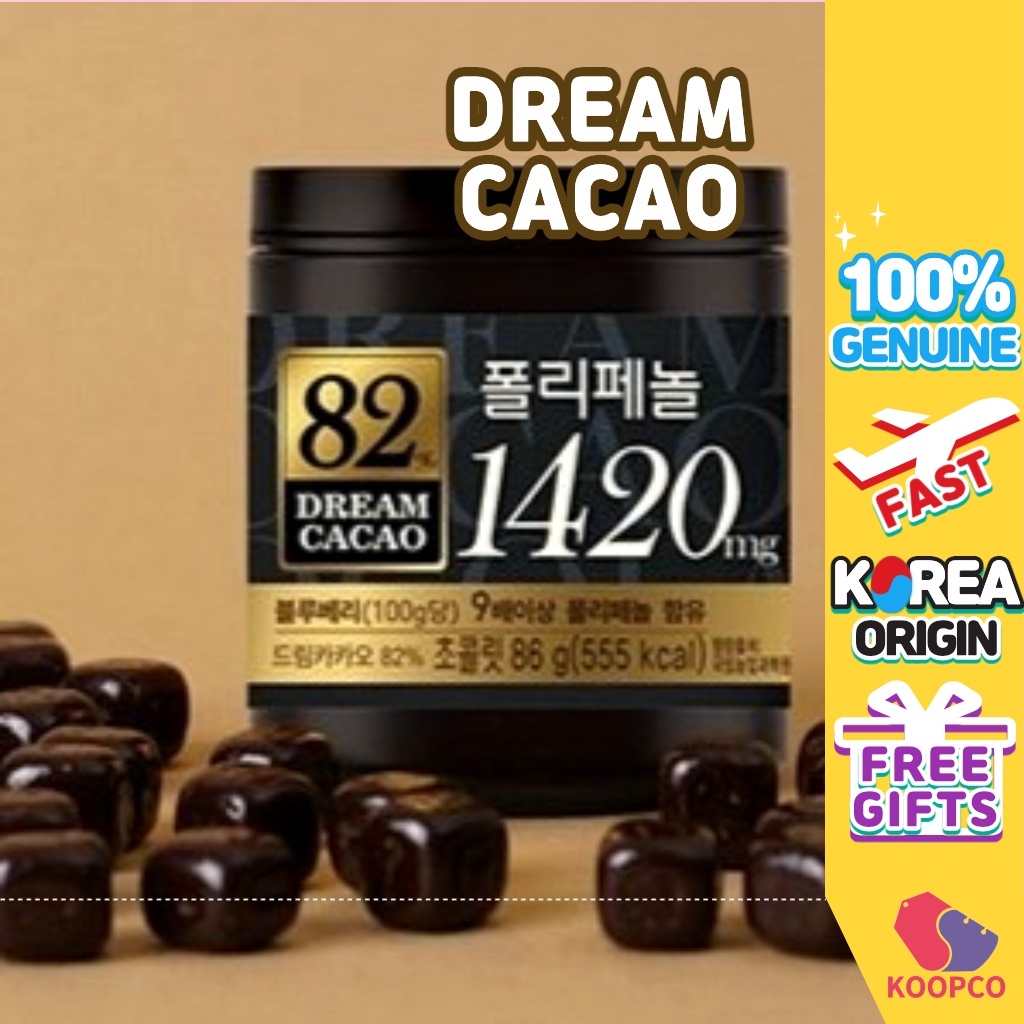 Lotte Dream Cacao 82% 多酚巧克力 86g / 韓國食品