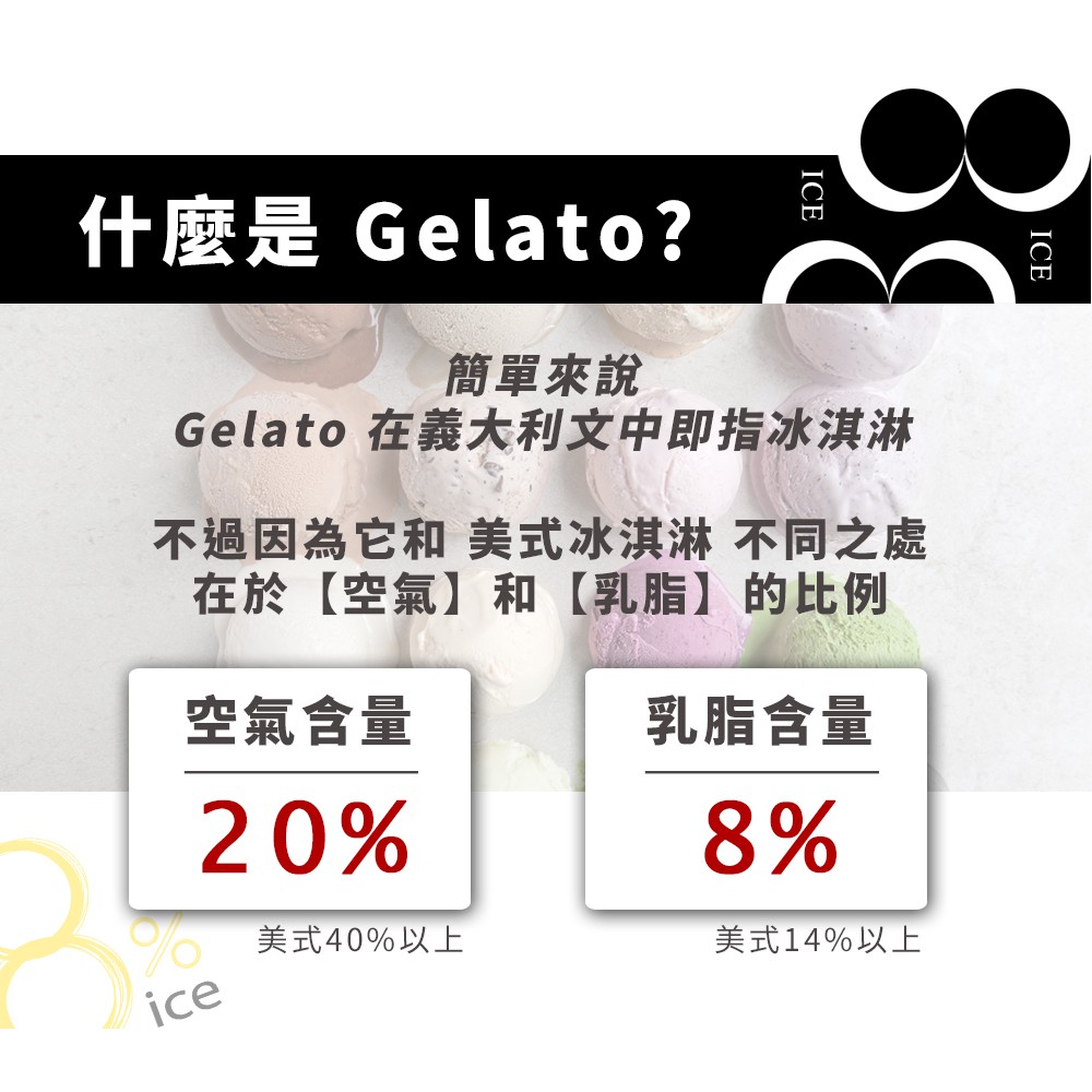 8 Ice 義式手工冰淇淋 柯夢波丹 100g 蝦皮購物