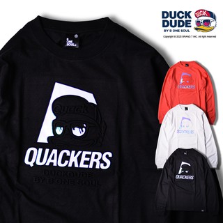 達酷鴨 DUCK DUDE AURORA EMBOSS L/S TEE 鴨子 立體 薄長T 3色