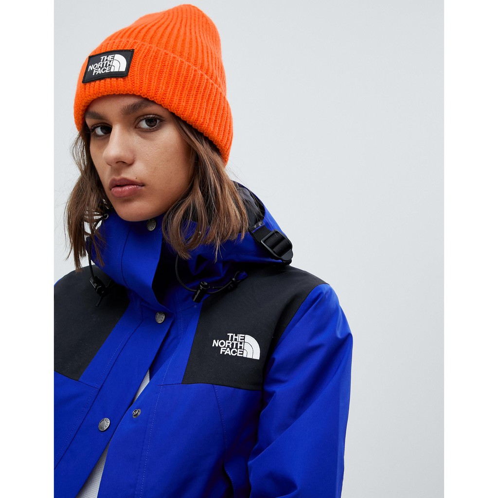 north face logo box