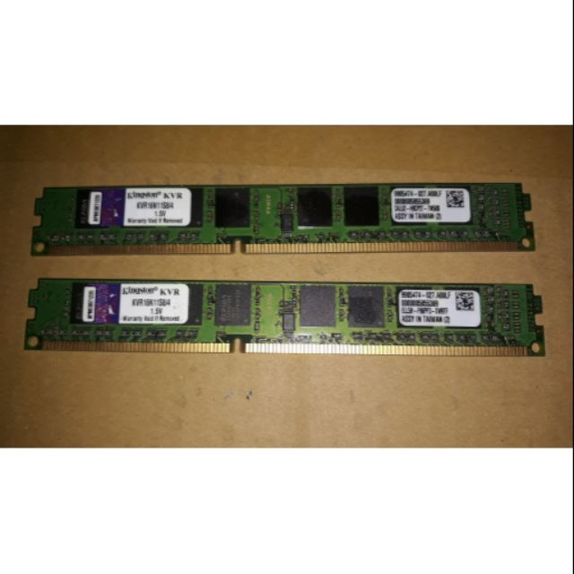 金士頓時ddr3 1600 4g (kvr16n11s8/4單面)