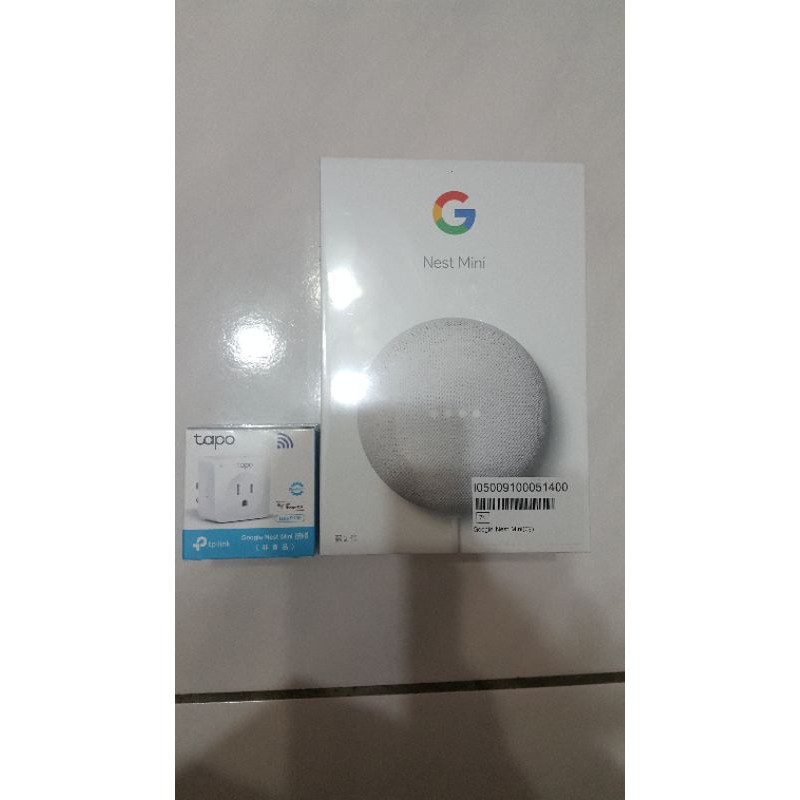 全新第二代Google Nest Mini智慧音箱＋迷你Wi-Fi智慧插座
