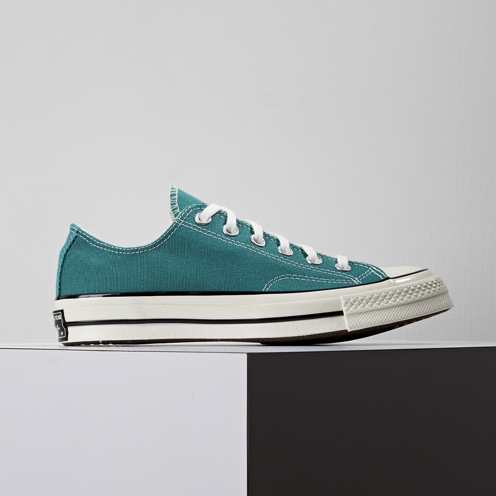 Converse Chuck Taylor 70s 1970s 藍綠色 低筒 三星標 黑標 復刻 帆布鞋 167702C