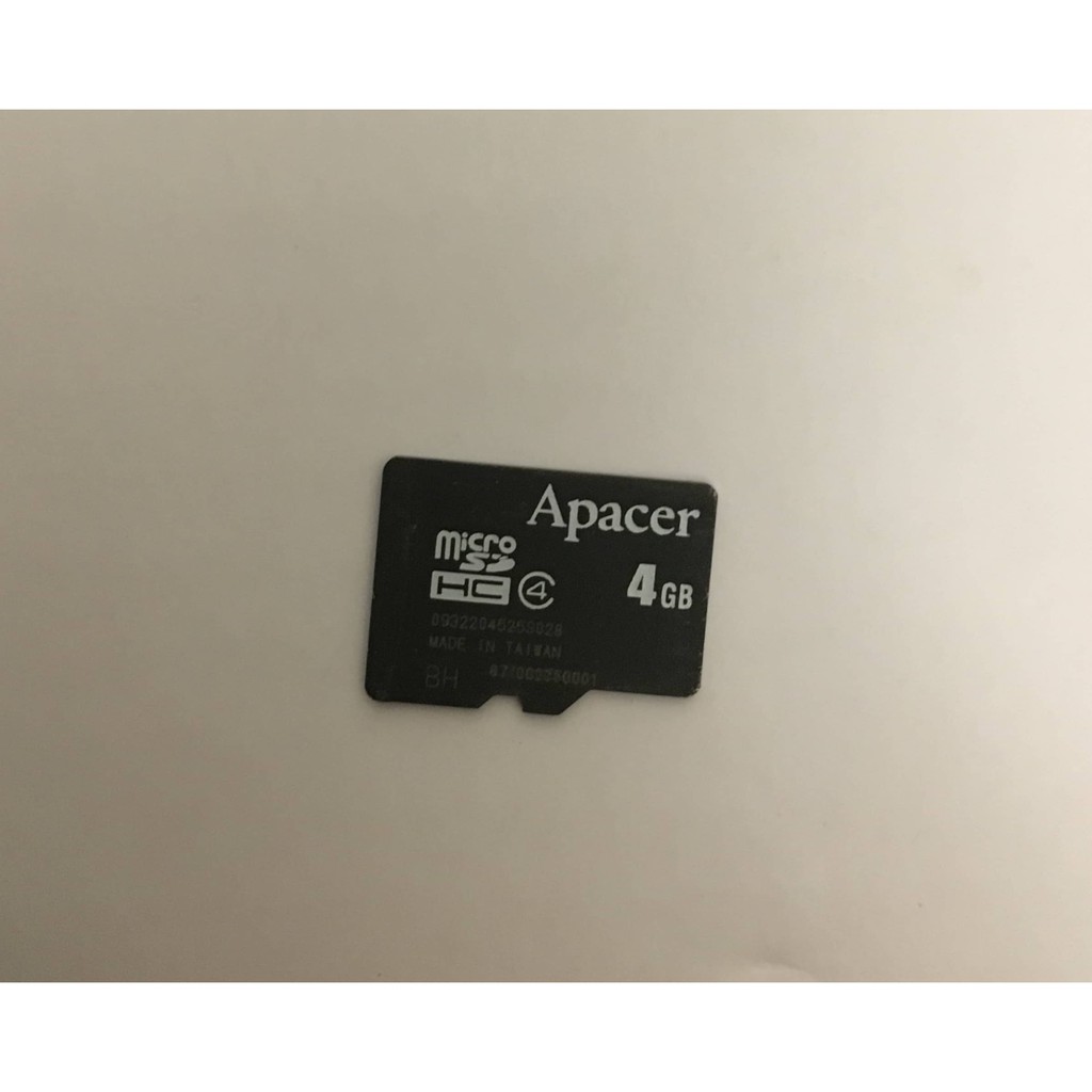 APACER MicroSD 4GB 存儲卡 閃存卡 Class4 (二手、尾牙、出清)