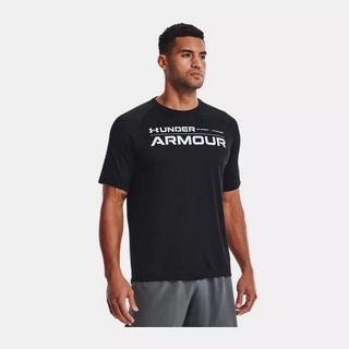 Under Armour 短袖上衣 T恤 運動上衣 Tech 2.0 男 1370538-001 黑色