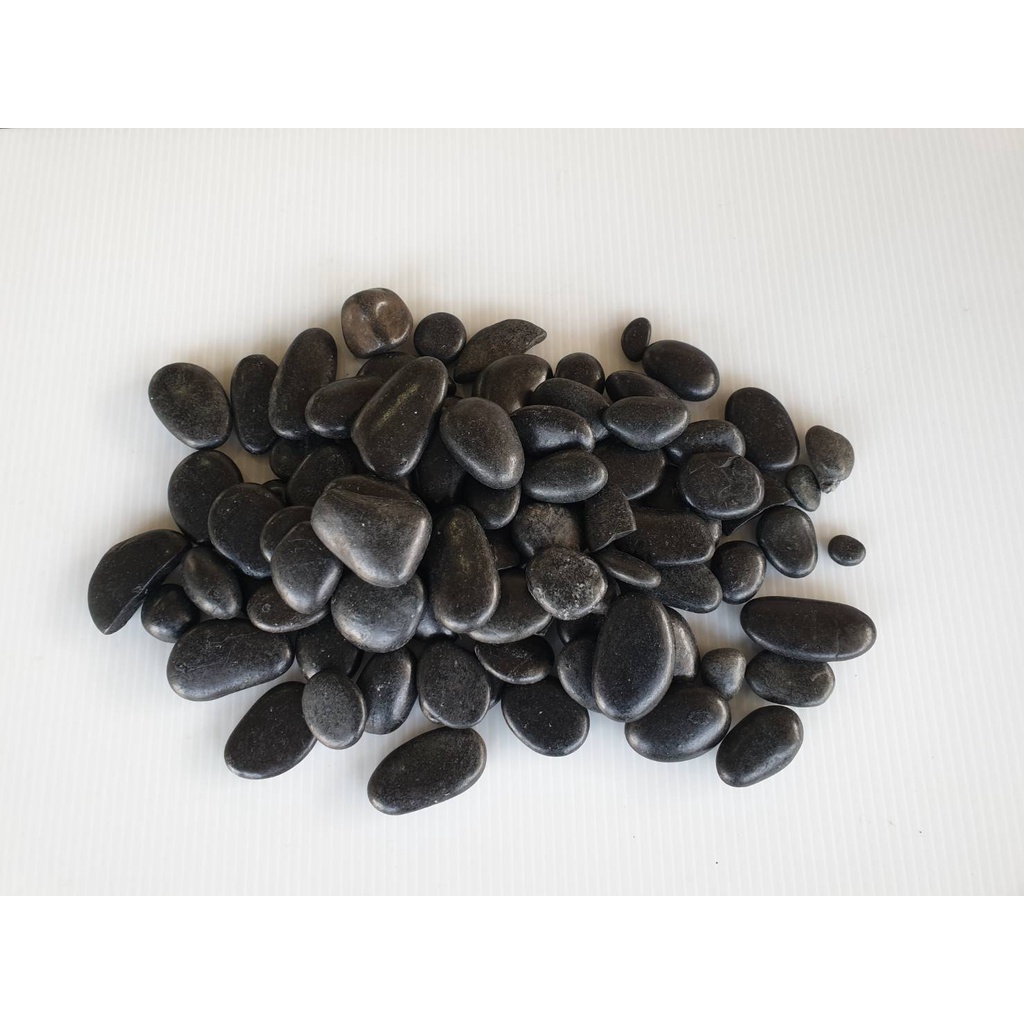亮黑扁石(1kg裝) ~居家美化裝飾 黑亮石 黑雨花石 黑膽石 亮黑石