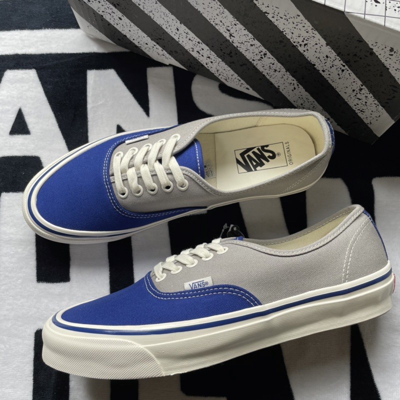 [unclev1966]代購 VANS VAULT AUTHENTIC LX 藍色 鐵灰 淺灰 淺藍 高端 阿先 板鞋