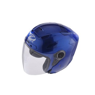 ONZA AERO TECH 亮藍 素色 半罩 四分之三罩 安全帽 雙D扣 舒適行內襯 流線型外觀 【 歐樂免運】