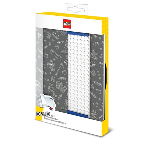 LEGO樂高周邊-組合板筆記本 - 灰色