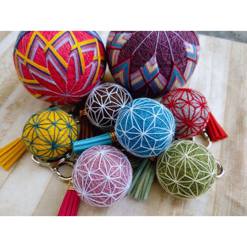 日本傳統工藝 手鞠 手毬 手鞠球 婚禮小物 生日禮物 鑰匙圈 蝦皮購物