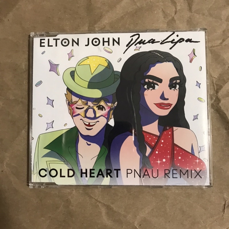 Elton john &amp; Dua Lipa - Cold Heart 絕版限量單曲CD