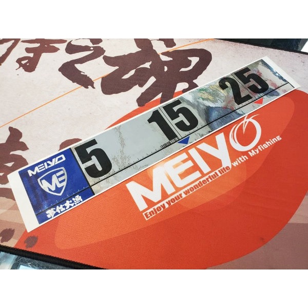 【名洋釣具 - 超商取貨館】 MEIYO 魚尺 貼紙 30cm